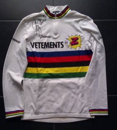 1990 World champion signed Z jersey