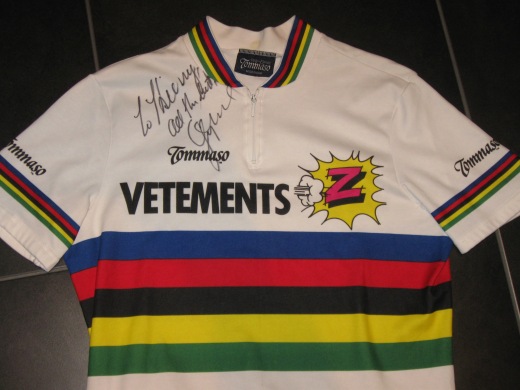 1990 World Champion signed Z jersey