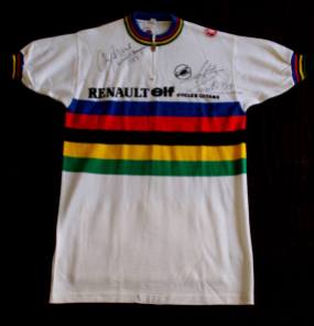 1983 World Champion jersey signed
