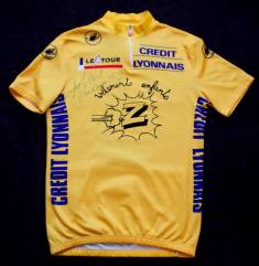 1990 Tour de France signed yellow jersey