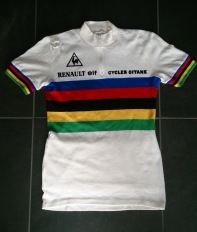 1984 real worn World Champion jersey by Greg. Marks of crash.